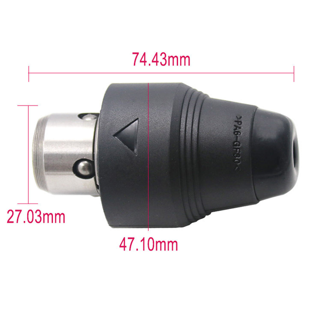 Quick change chuck connector of electric drill
