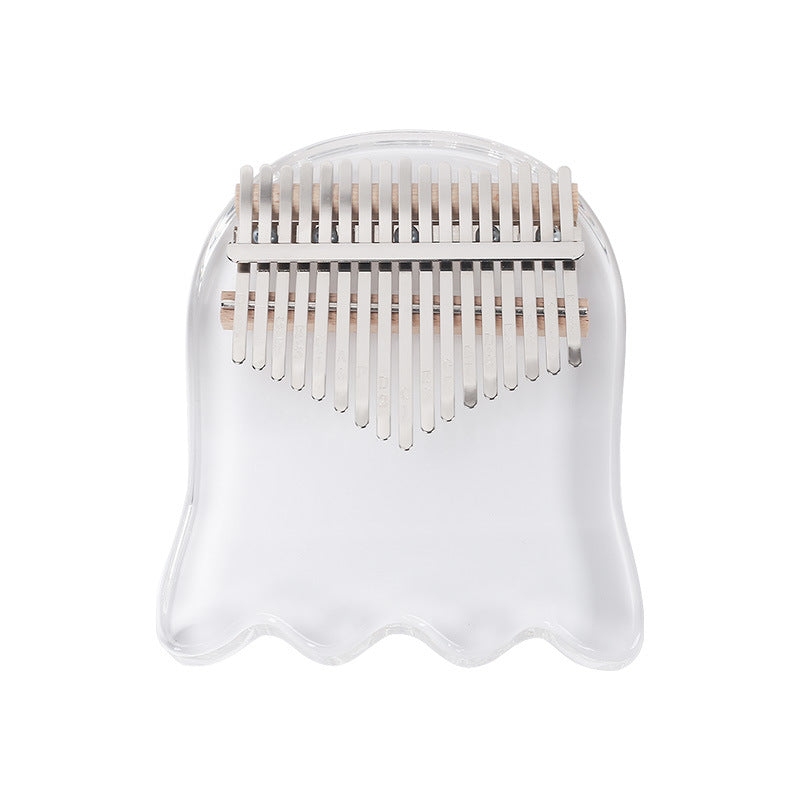 Acrylic Kalimba 17-Tone Transparent Crystal Thumb Piano Kalimba Finger Piano
