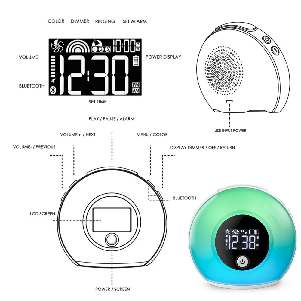 Digital Music Alarm Clock