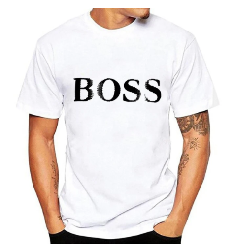 Men's round neck short sleeve t-shirt