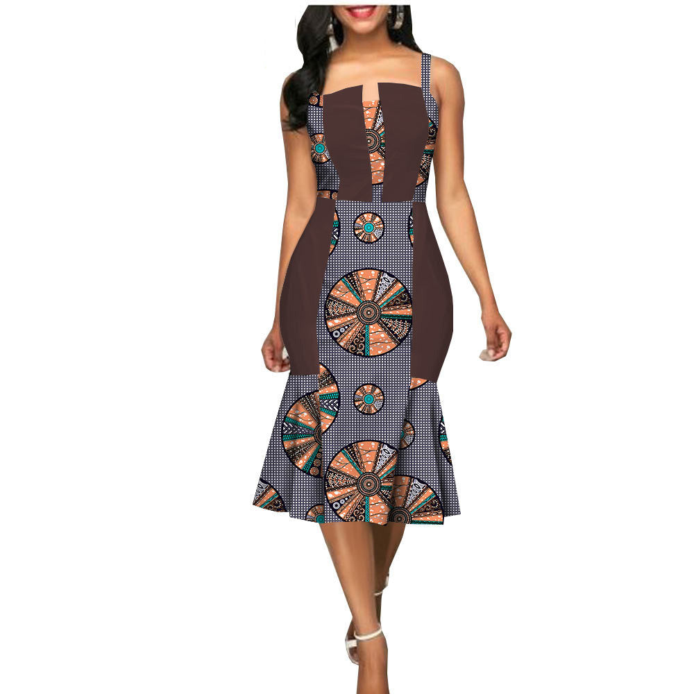 African Custom Summer Dress Women'S Party Dress African Clothes Summer Dress