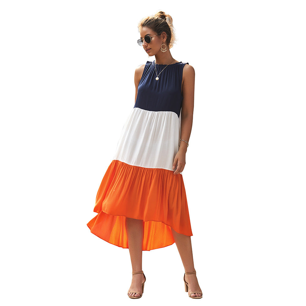 Summer Patchwork Women's Dress