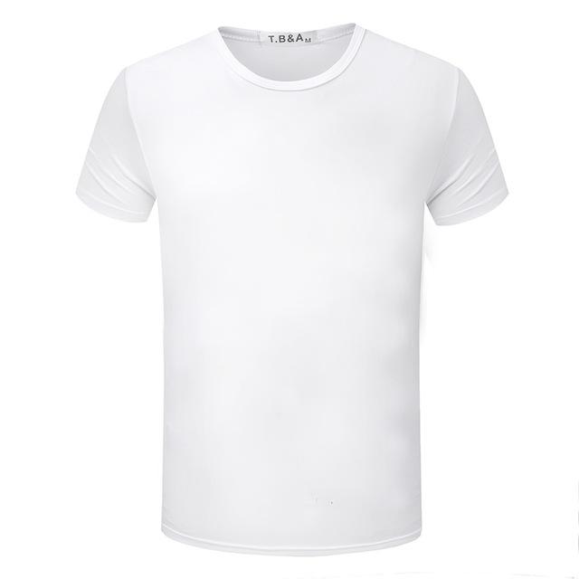 Mens Short Sleeve O-neck Slim T Shirt