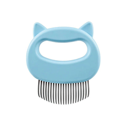 3 Colors Pet Cat Dog Massage Brush Shell Shaped Handle Pet Grooming Massage Tool To Remove Loose Hairs Dogs Cats Pet Supplies