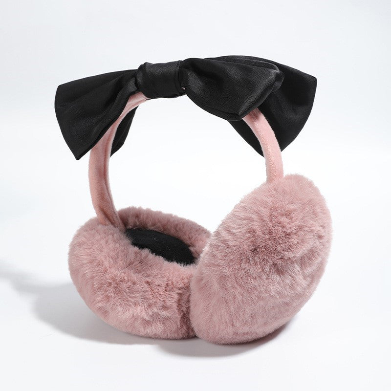 Women's Plush Thickened Earmuffs To Keep Warm Plush Windproof Earmuffs Removable And Washable