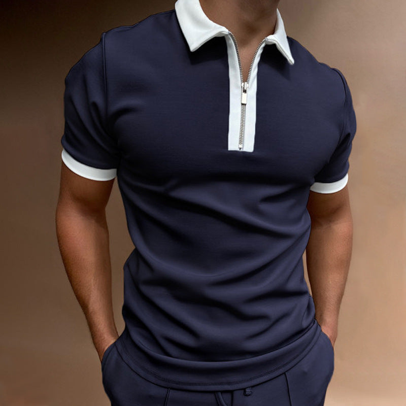 Men's Polo Shirt 2021 Men Solid Polo Shirts Brand Men Short-Sleeved Shirt Summer Shirt Man Clothing