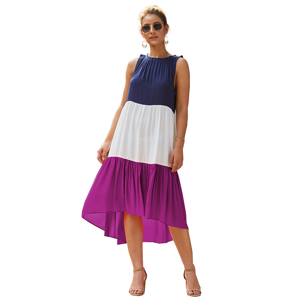 Summer Patchwork Women's Dress