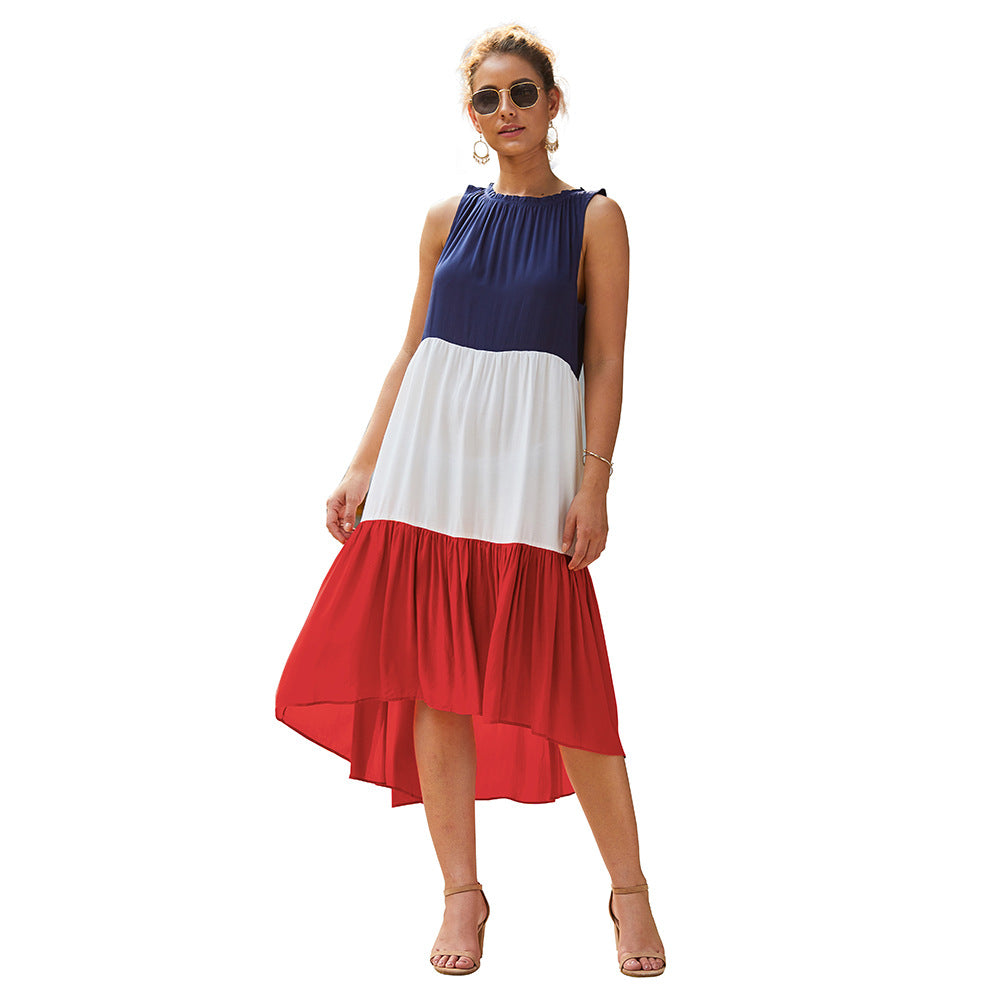 Summer Patchwork Women's Dress