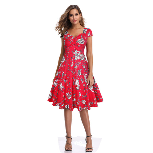 Ladies summer retro dress