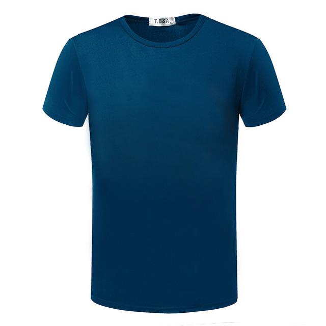 Mens Short Sleeve O-neck Slim T Shirt