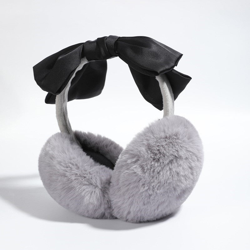 Women's Plush Thickened Earmuffs To Keep Warm Plush Windproof Earmuffs Removable And Washable