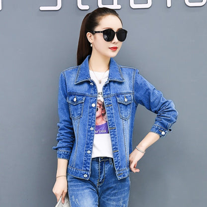 Denim Jacket Women's Temperament Was Thin