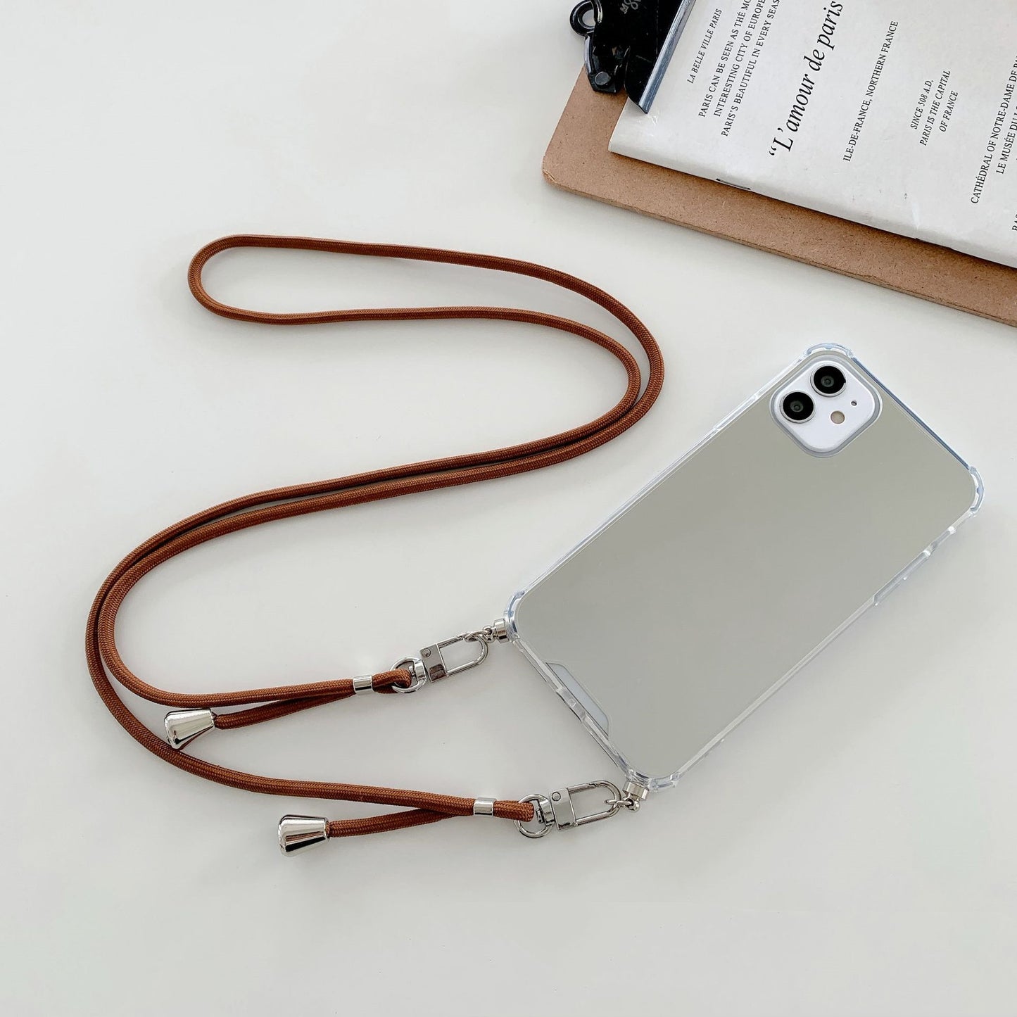 Electroplating Mirror Phone Case Bracelet Shoelace