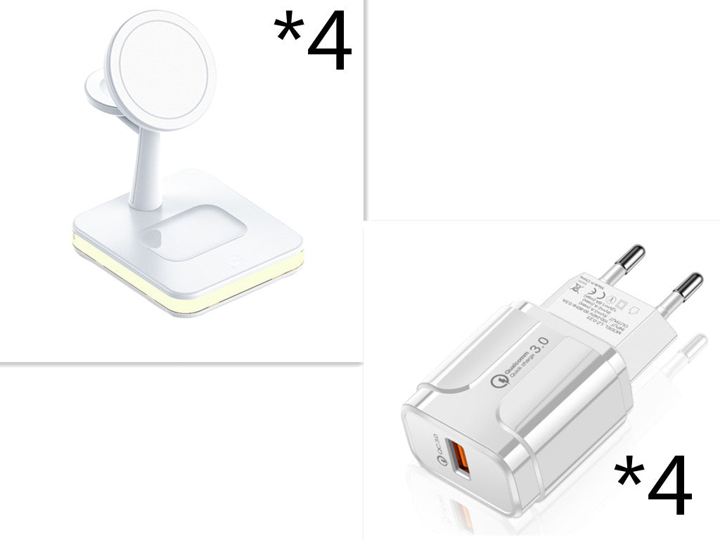 New Three-in-one Wireless Charger Magnetic Bracket