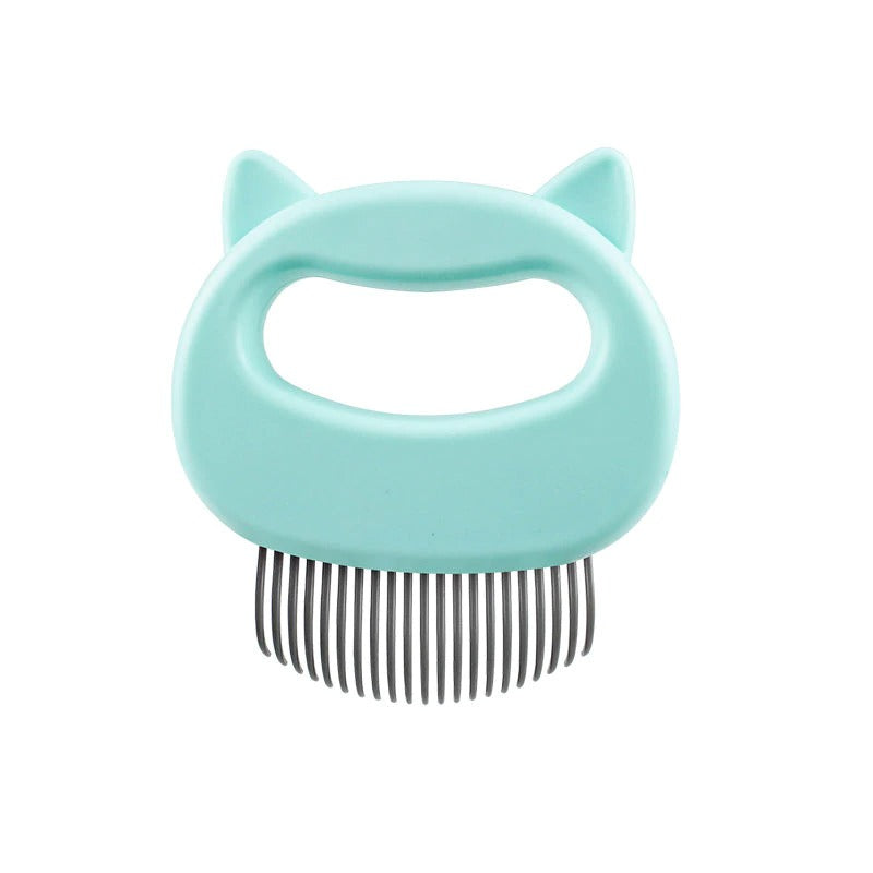 3 Colors Pet Cat Dog Massage Brush Shell Shaped Handle Pet Grooming Massage Tool To Remove Loose Hairs Dogs Cats Pet Supplies